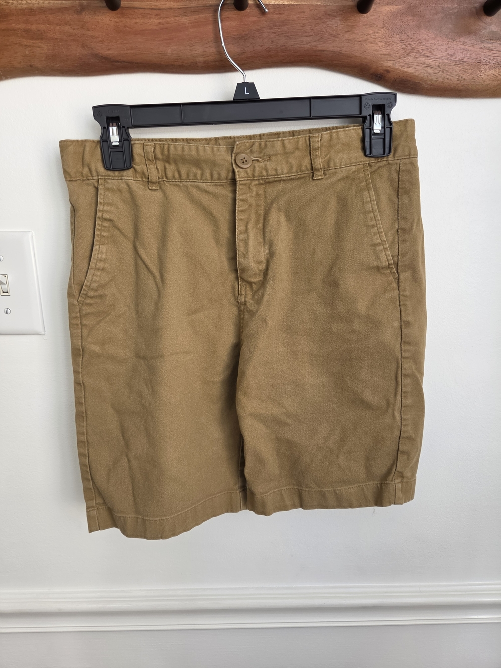 Old Navy Boys Khaki/Tan Cotton Blend Shorts